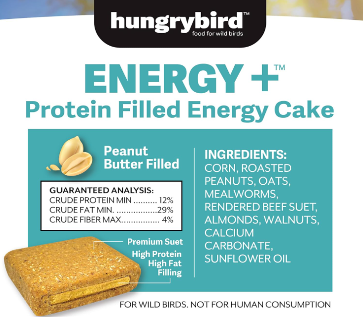 Peanut Butter Filled Suet Cake - Image 2