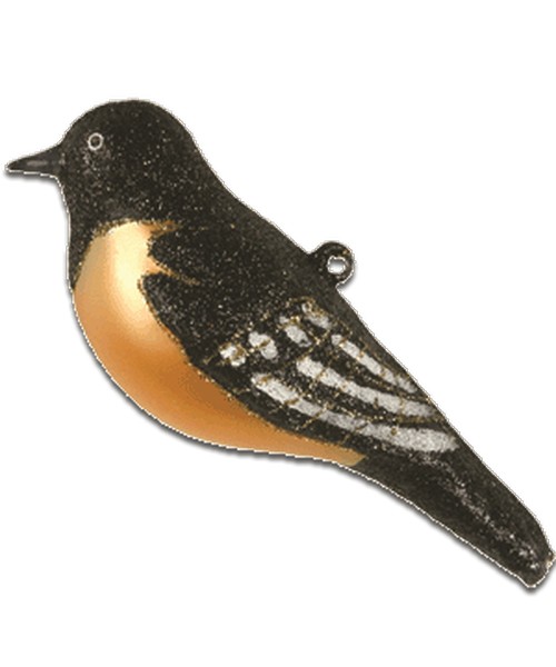 Oriole Glass Ornament