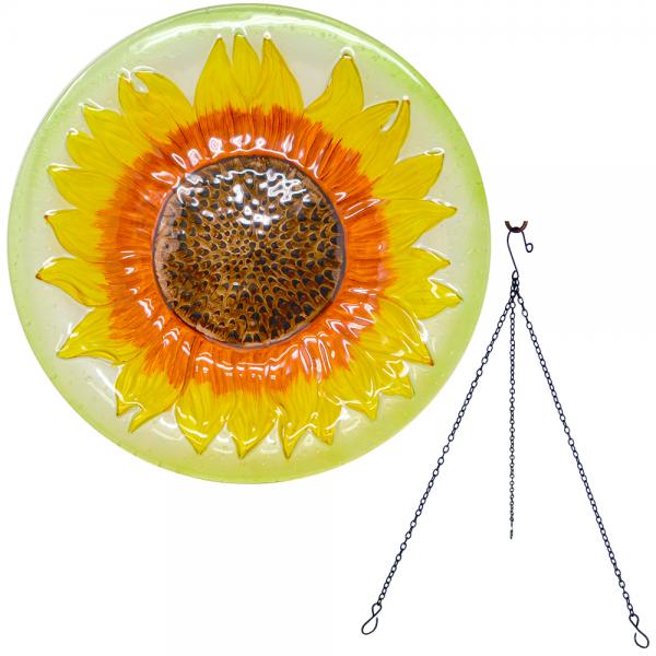 SE Hanging Birdbath Sunflower
