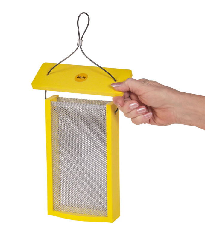 Tall Finch Feeder Recycled Plastic