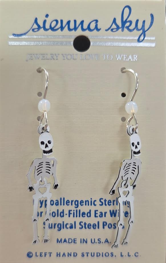 SS Skeleton Earrings