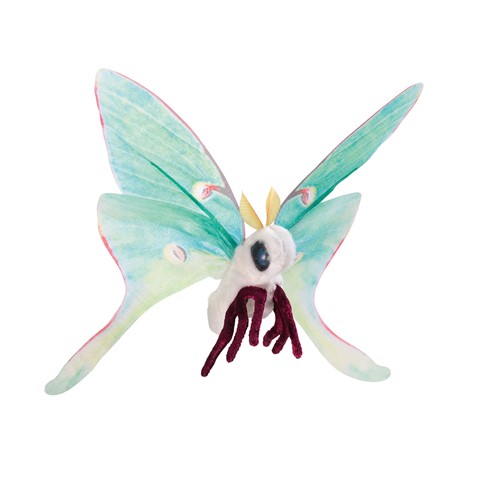 Luna Moth Finger Puppet