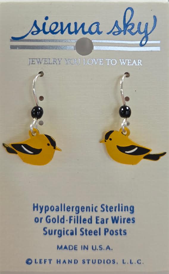 SS Chubby Goldfinch Earrings