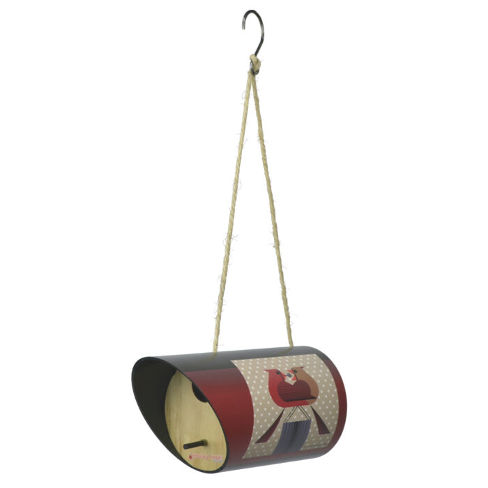 Charley Harper Cardinal Pair House Cylinder