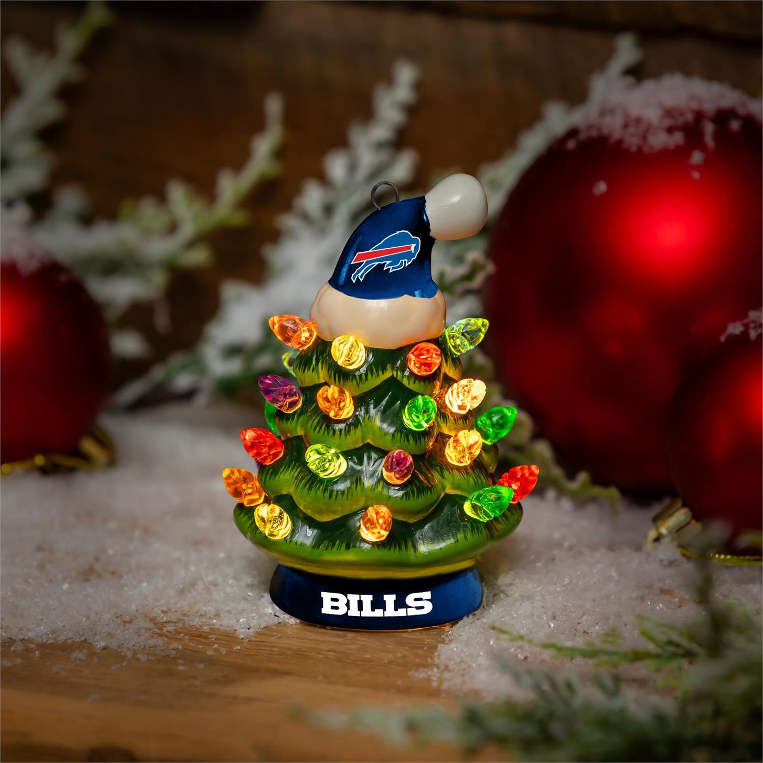 Mini Buffalo Bills Christmas Tree